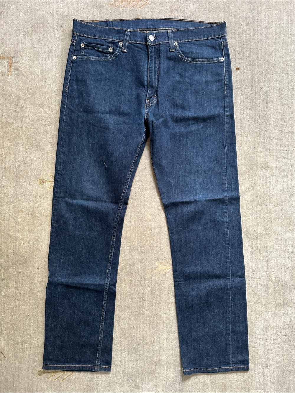 Levi's Men's Straight Dark Blue Denim Jeans